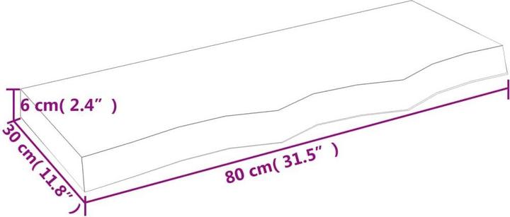 Immagine prodotto vidaXL Lian (80 x 30 x 6 cm)