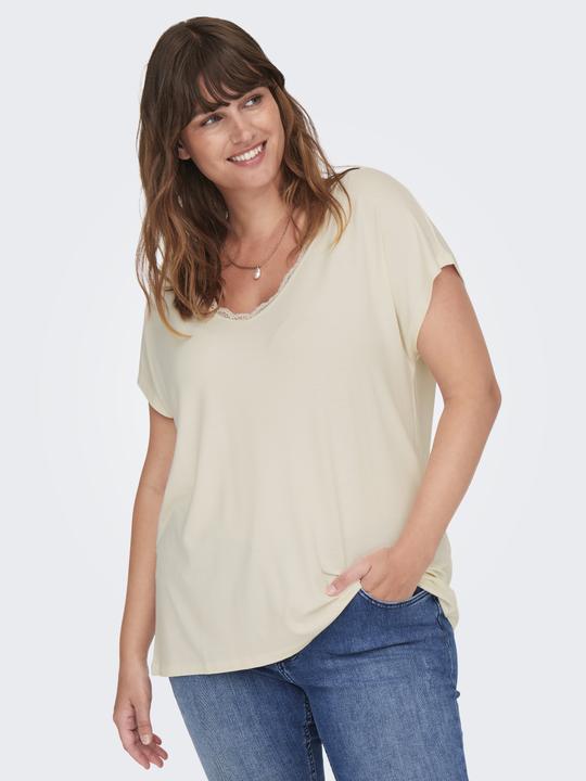 Produktbild Only Normal geschnitten V-Ausschnitt Curve Top Top (54)