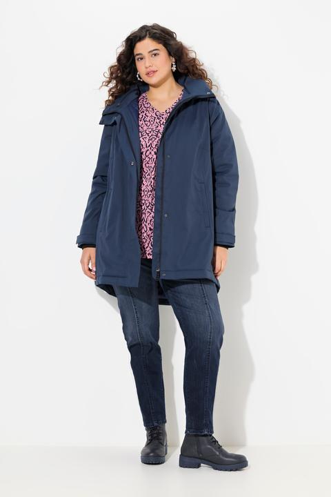 Produktbild Ulla Popken HYPRAR Funktionsjacke, wasserdicht, Kapuze, recycelt (46, 48)
