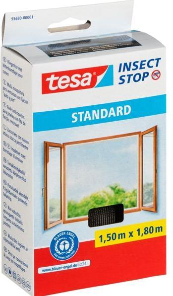 Actual product image tesa Insect screen STANDARD for windows, with Velcro tape, without drilling (150 x 180 cm)