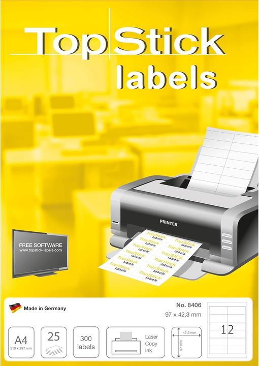 Produktbild TopStick Etichette Universali
