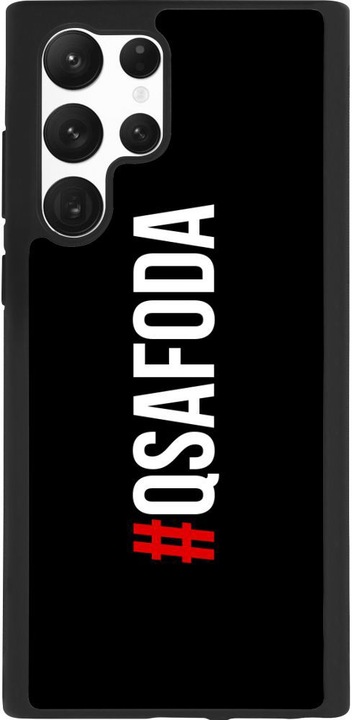 Image du produit PhoneLook Coque Silicone rigide noir Qsafoda 1 (Samsung Galaxy S22 Ultra)