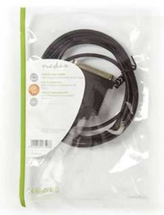 Produktbild Nedis Centronics Druckerkabel USB A Stecker - 3 Stück (2 m, USB 1.1)