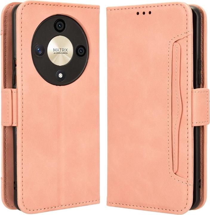 Image du produit Cover-Discount Honor Magic6 Lite - Etui avec de nombreuses poches pour cartes roses (Honor Magic6 Lite)