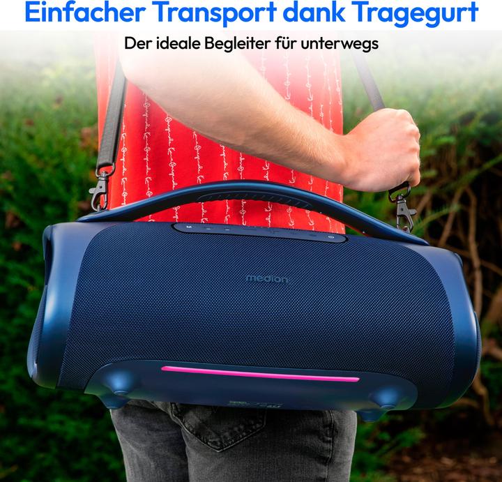 Actual product image Medion LIFE® P61768 Portable Bluetooth® speaker (30 h)