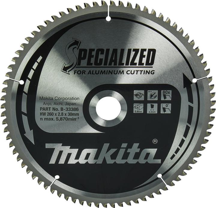 Produktbild Makita SPECIALIZED Sägeb.260x30x80Z