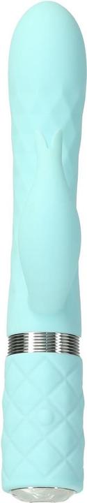 Actual product image Pillow Talk Lively Rotating Tarzan Vibrator - Teal