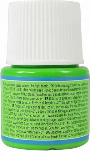 Immagine prodotto Pebeo Setacolor Tessuti Chiari (Verde neon, 45 ml)