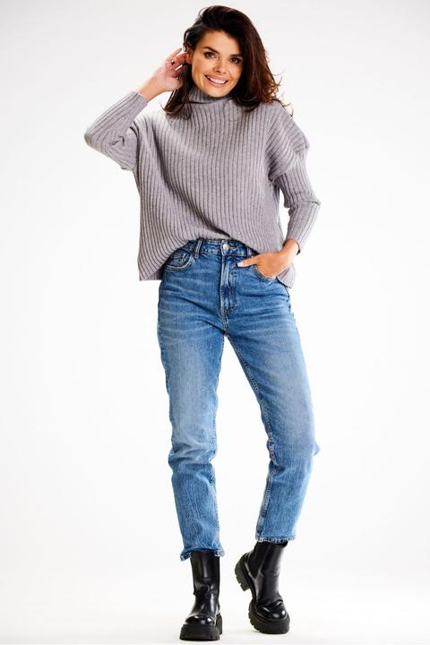 Actual product image Awama Turtleneck jumper model (14)