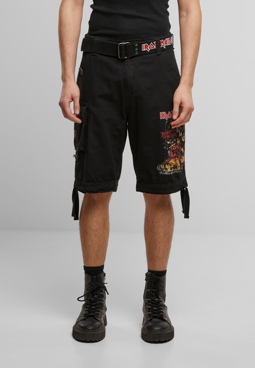 Actual product image Brandit Iron Maiden Savage Shorts The Number of The Beast black edition - 190545 (XL)