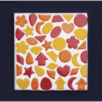 Produktbild Rayher Fun Ceramica Mosaikmischung, Formen, terrakotta