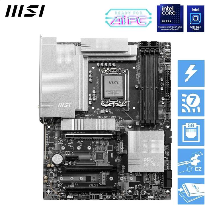 Productafbeelding MSI PRO Z890-P WIFI (LGA 1851, Intel Z890, ATX)