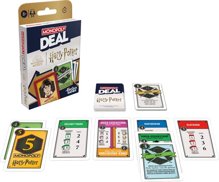 Produktbild Monopoly Deal: HARRY POTTER Kartenspiel (Deutsch)