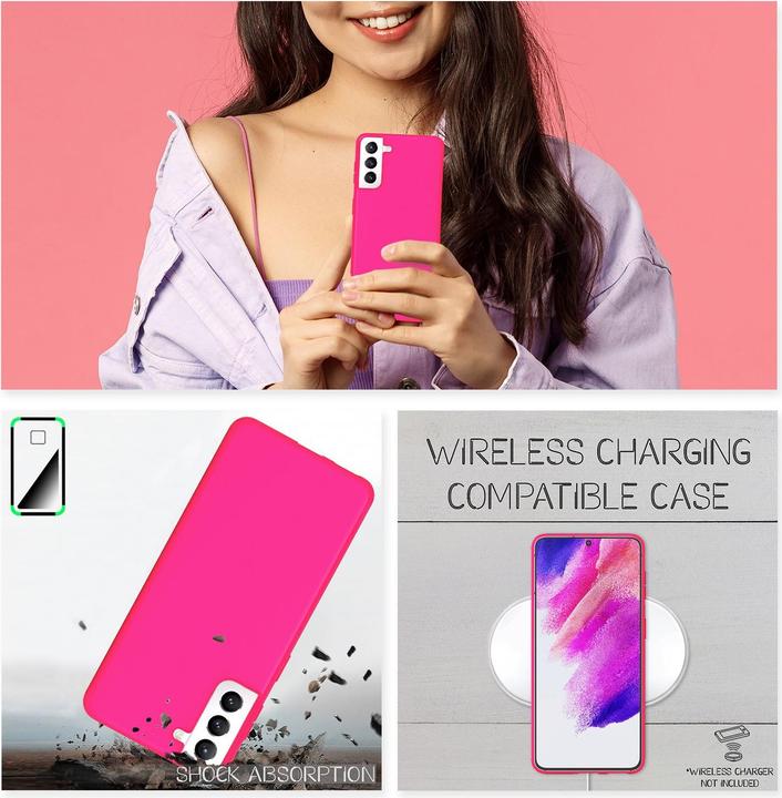 Actual product image Nalia Neon silicone mobile phone case (Samsung Galaxy S21 FE)