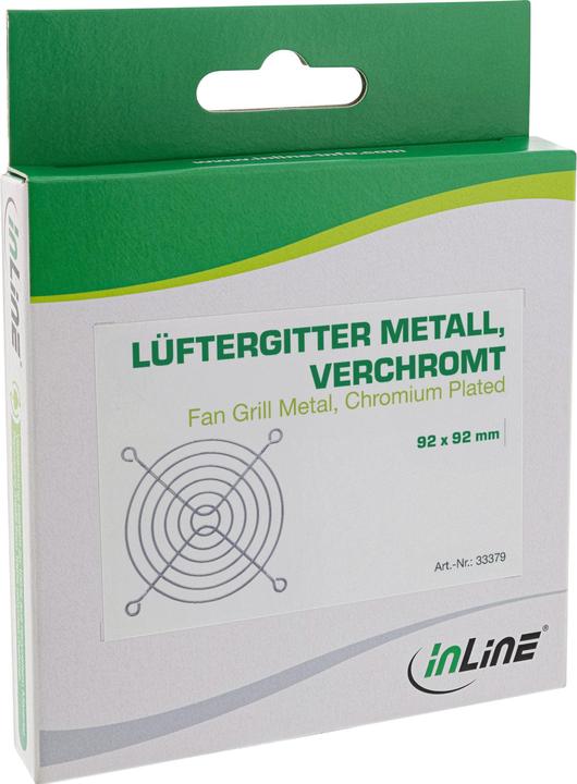 Produktbild InLine Lüftergitter Metall