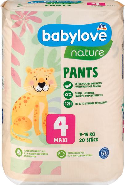 Produktbild dm babylove nature Pants (Gr. 4, Tragepack, 20 Stk.)