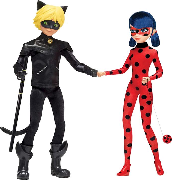 Actual product image Bandai Miraculous Ladybug and Cat Noir
