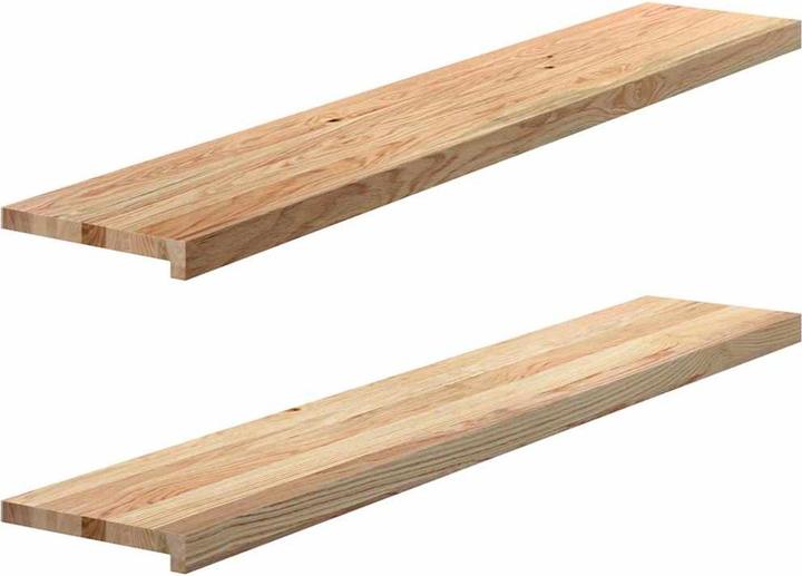 VidaXL Window sills 2 pcs. Untreated oak (25 cm)