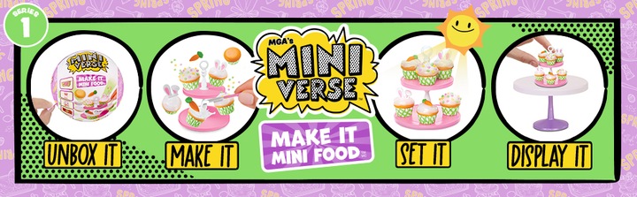Actual product image MGA Miniverse - Make It Mini Diner: Spring/Easter Theme