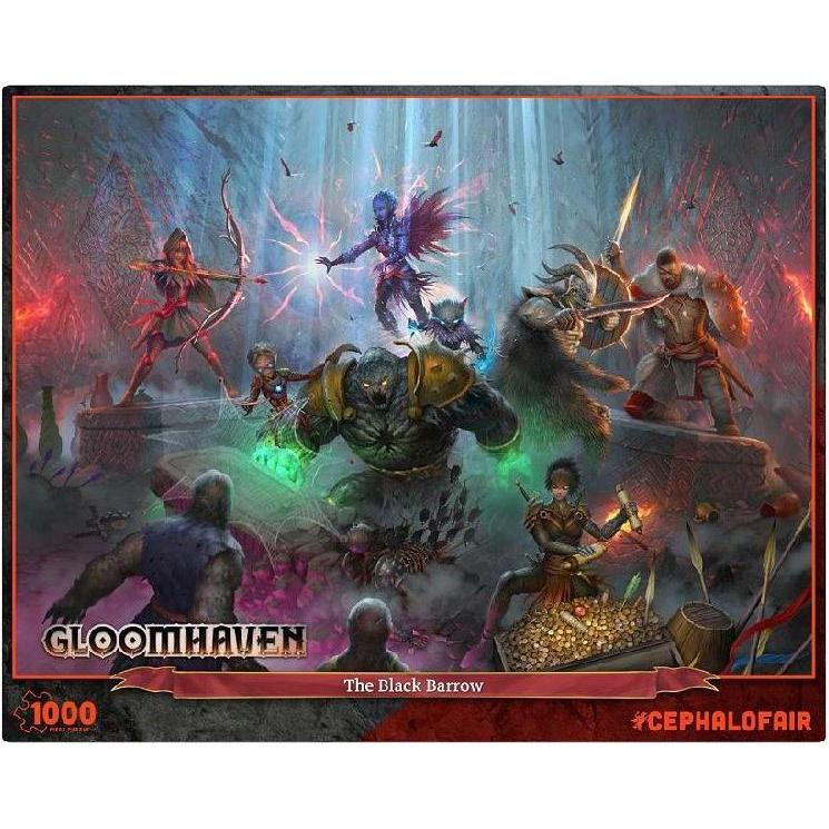 Cephalofair Games CPH00701 - Gloomhaven - The Black Barrow, Puzzle, 1000 Teile (1000 Teile)