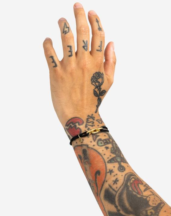 Produktbild Buddha to Buddha Armband Kordel Katja Vergoldet (Nylon, Silber 925)