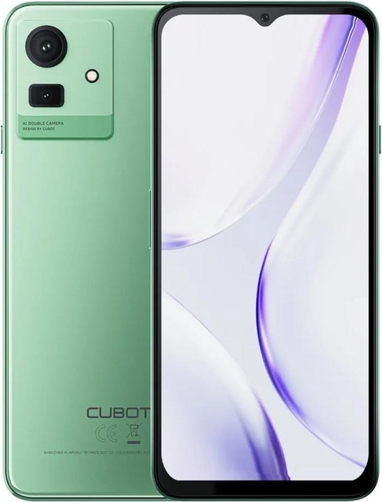 Cubot Note 50 (256 GB, Green, 6.56", Dual SIM, 50 Mpx, 4G)