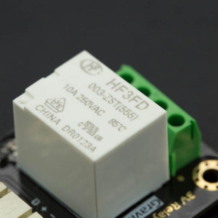 Immagine prodotto DFRobot Modulo relè Gravity 10A compatibile con la logica 3.3-5V