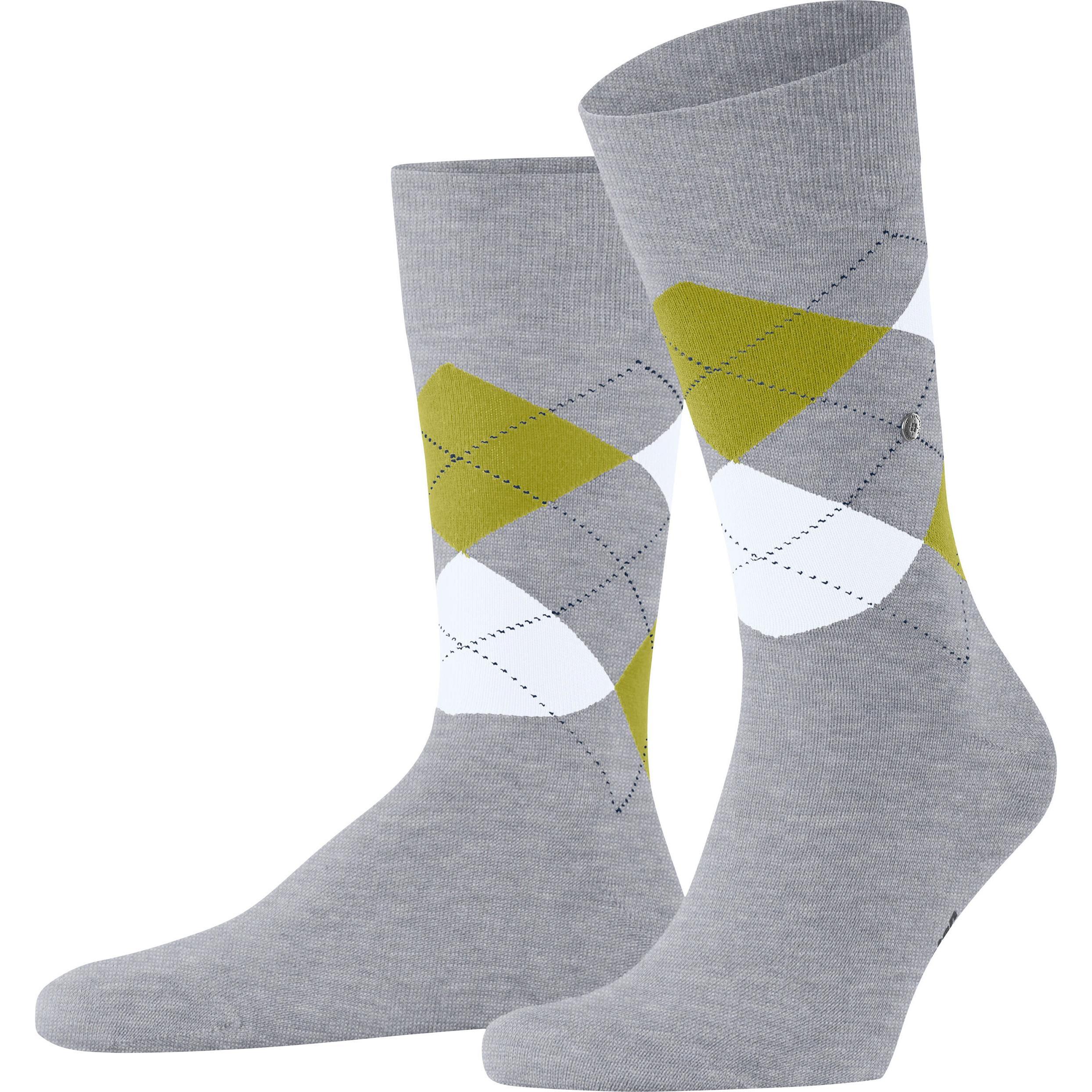 Burlington, Herren, Socken, Socken Casual King, Grau, (40 - 46)