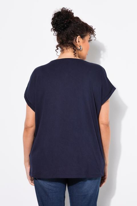 Produktbild Ulla Popken T-Shirt, bedruckt, Oversized, Rundhals, Halbarm (50, 52)