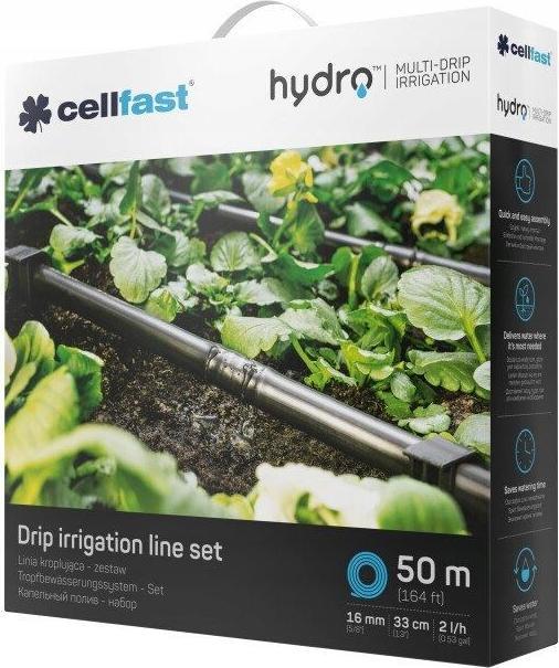 Produktbild MGA Cellfast 19-060 Hydro™ Tropfbewässerungssystem Set UV-Strahlen- und chemikalienbeständig Gartenbewäs (Tropfbewässerung Set)