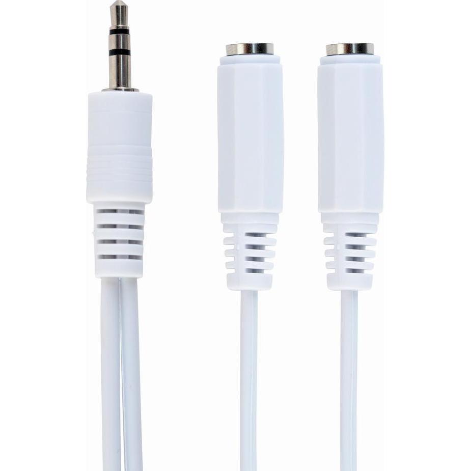 Thumbnail - Gembird 10cm 3.5mm/2x3.5mm (0.10 m, 3.5mm Klinke (AUX)), Audio Kabel