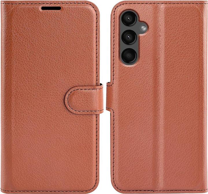 Produktbild Cover-Discount Galaxy A15 - Leder Etui Hülle braun (Samsung Galaxy A15)