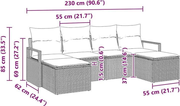 Produktbild vidaXL Noa