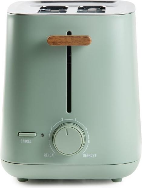 Image du produit Domo DO 973 T Toaster 2 Schlitz 6 Stufen 850-1000W matt grün