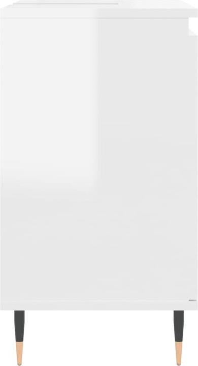 Immagine prodotto vidaXL Badschrank Hochglanz-Weiss 58x33x60 cm Holzwerkstoff (58 x 33 x 60 cm)
