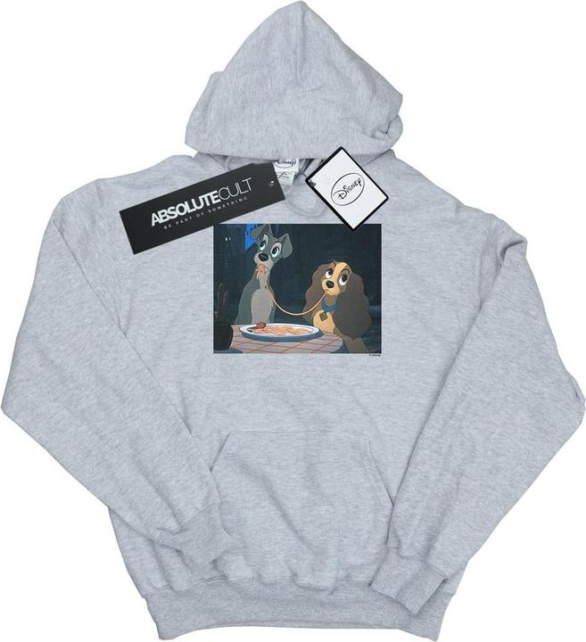 Immagine prodotto Disney Lady And The Tramp Spaghetti Slurp Felpa con Cappuccio Ragazze (152, 158)