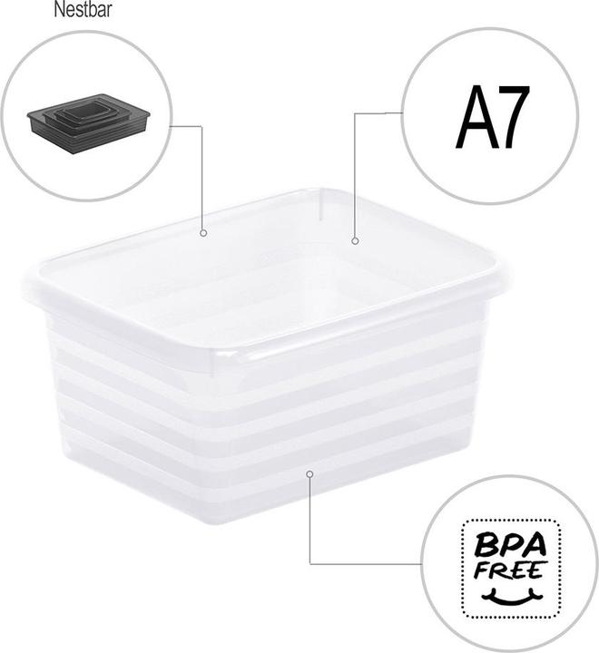 Actual product image Rotho Linus (11 x 6 x 14 cm, 1.80 l)