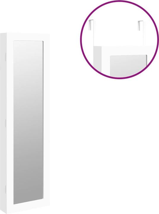 Actual product image vidaXL Schmuckschrank mit Spiegel