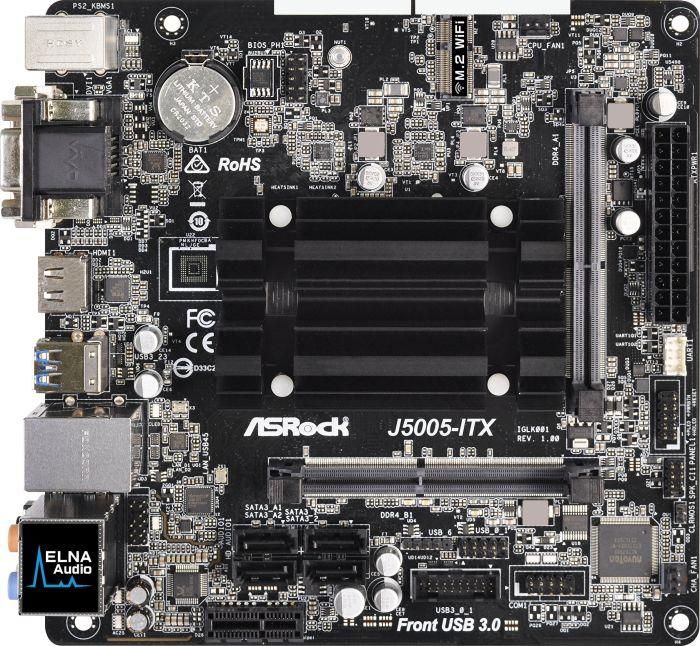 Actual product image AsRock J5005-ITX (BGA 1090, Mini-ITX)
