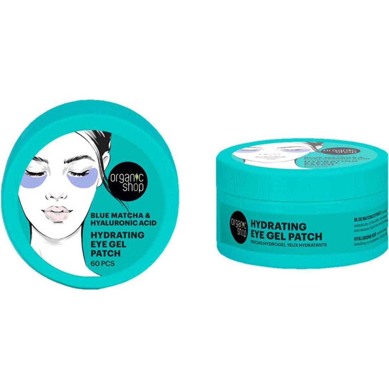 Organic Shop, Augenpflege, Blaues Matcha Hydrating Eye Gel 60 Einheiten (Gel)