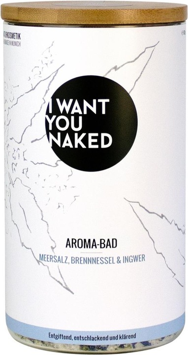 Immagine prodotto I want you naked Aroma Bath SEA SALT, BENNET & GINGER - Originale & Refill (Perle da bagno)