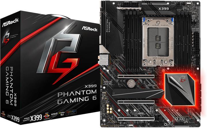 Actual product image AsRock Phantom Gaming 6 (TR4, AMD X399, ATX)