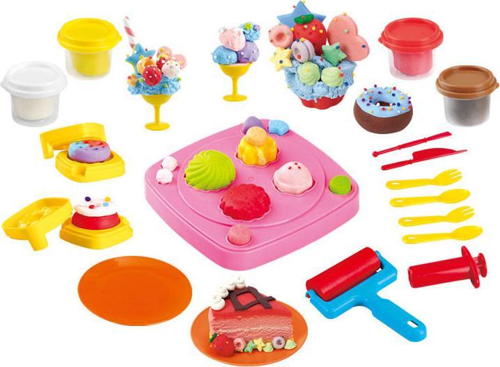 Image du produit Play Kit d'argile Dessert Factory, 4 pots en argile