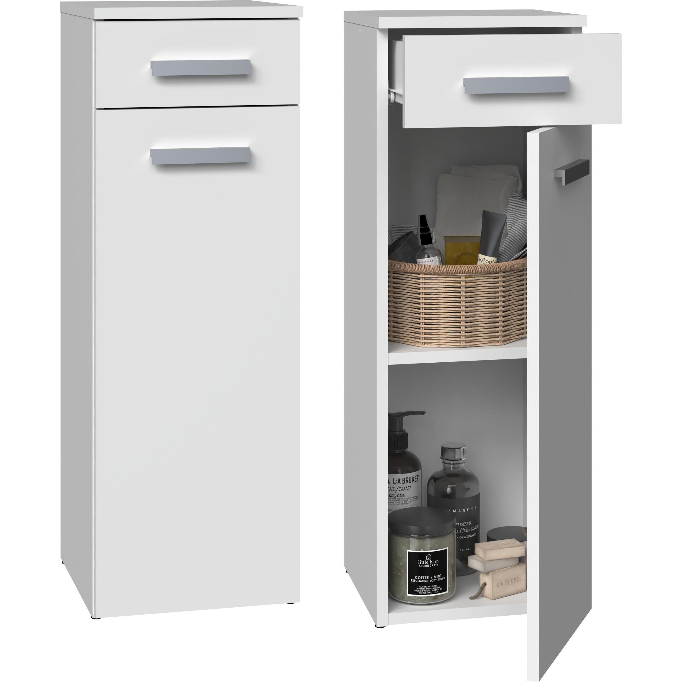 Topeshop, Badezimmerschrank, Biel (30 x 30 x 85 cm)