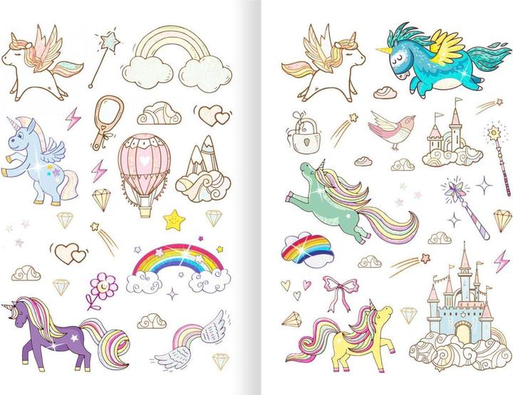 Produktbild ARS Glitzerspass Einhorn-Sticker