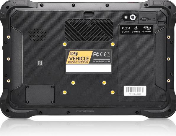 Produktbild Exone Fahrzeugterminal Pokini In-Vehicle Bus Terminal FT 10M - 10Zoll - SRD - A53 - 4GB - 64GB - Android (4G, 10", 64 GB, Black)