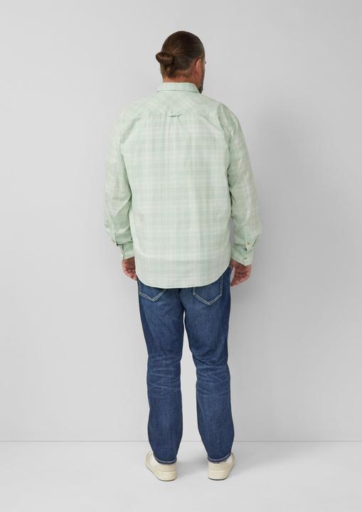 Immagine prodotto s.Oliver Hemd Regular Fit: Kariertes Baumwollhemd mit Button-Down-Kragen (3XL)