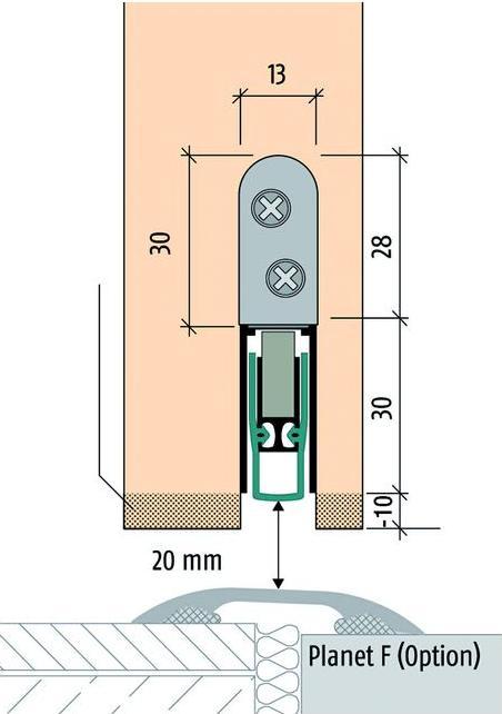 Immagine prodotto Planet Guarnizioni per porte a caduta HS