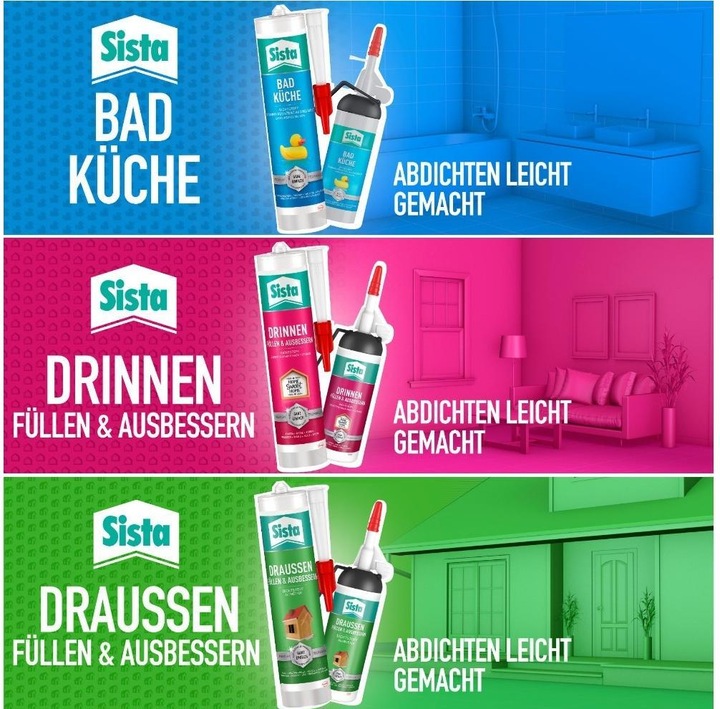 Actual product image Sista Bathroom + Kitchen transparent (0.18 kg, Transparent, 100 ml)