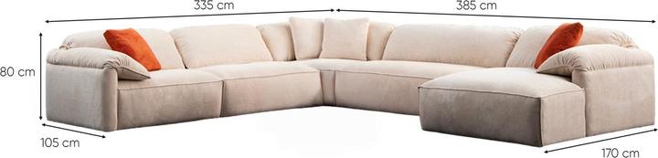 Produktbild Atelier del Sofa Flamingo (Wohnlandschaft)